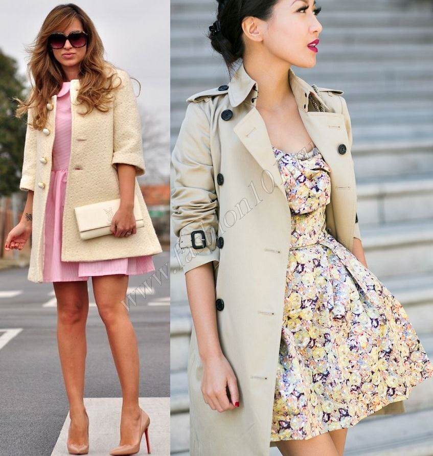 В 30 одевайтесь в светлые оттенки: модное пальто