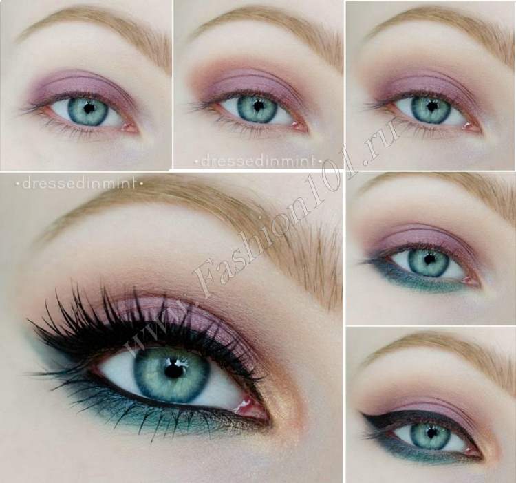 Пошаговая инструкция макияжа зеленых глаз