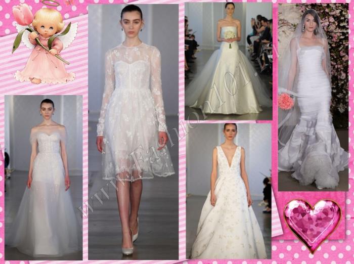 Свадебная мода: фотографии свадебных платьев Oscar de la renta