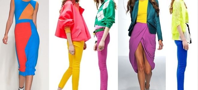Как сочетать яркие цвета в одежде правильно